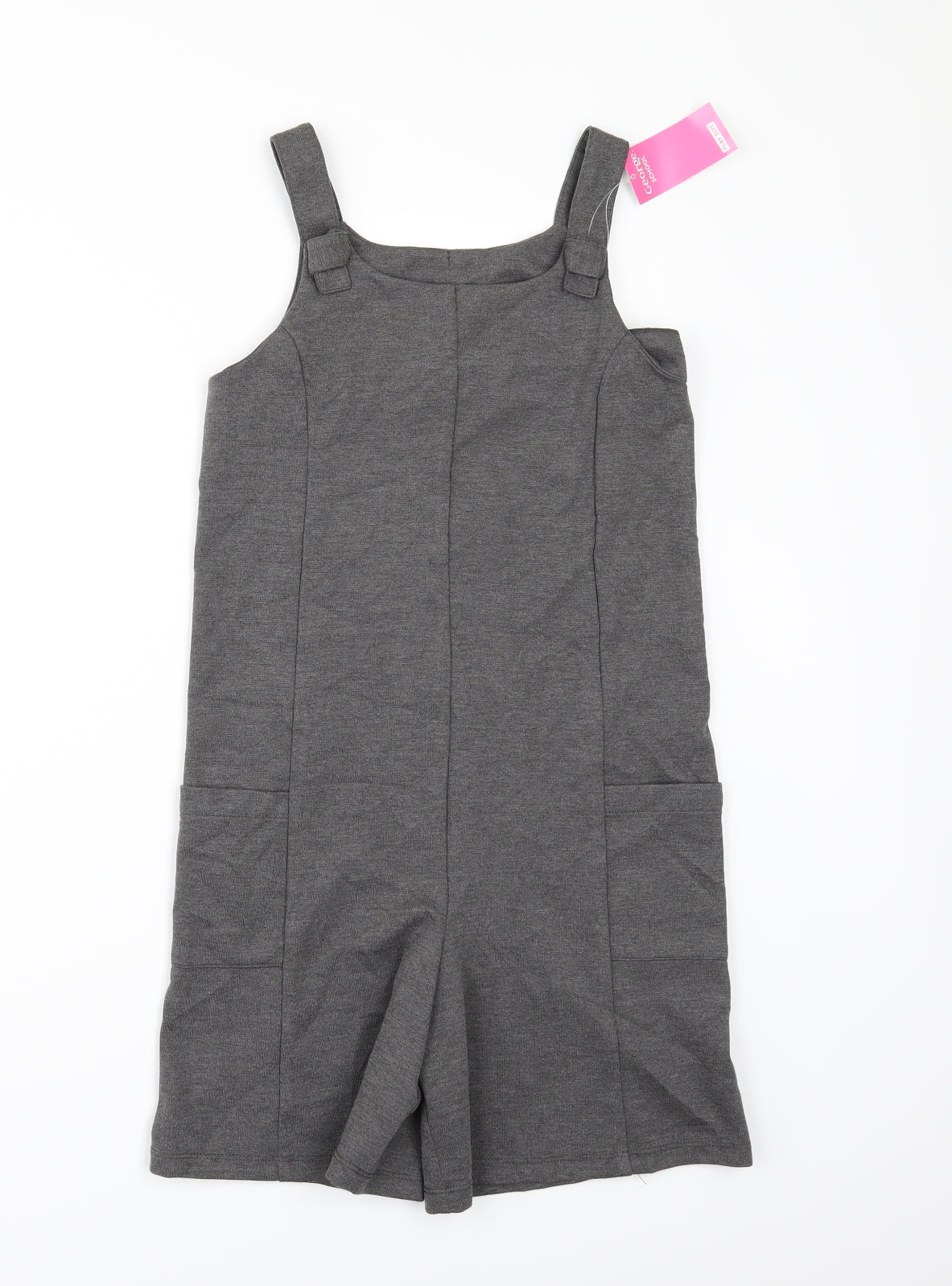 George Girls Grey   Playsuit One-Piece Size 9-10 Years
