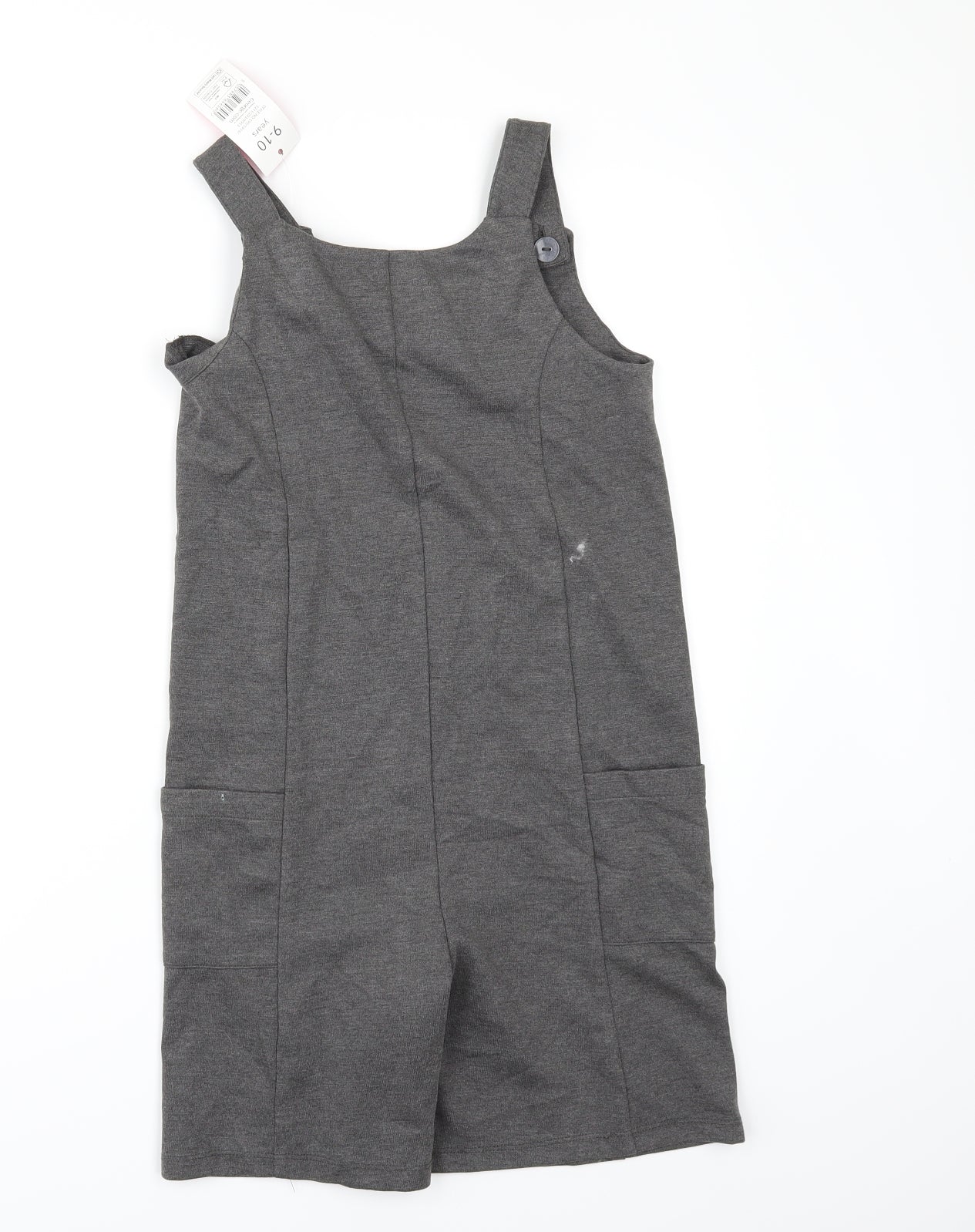 George Girls Grey   Playsuit One-Piece Size 9-10 Years