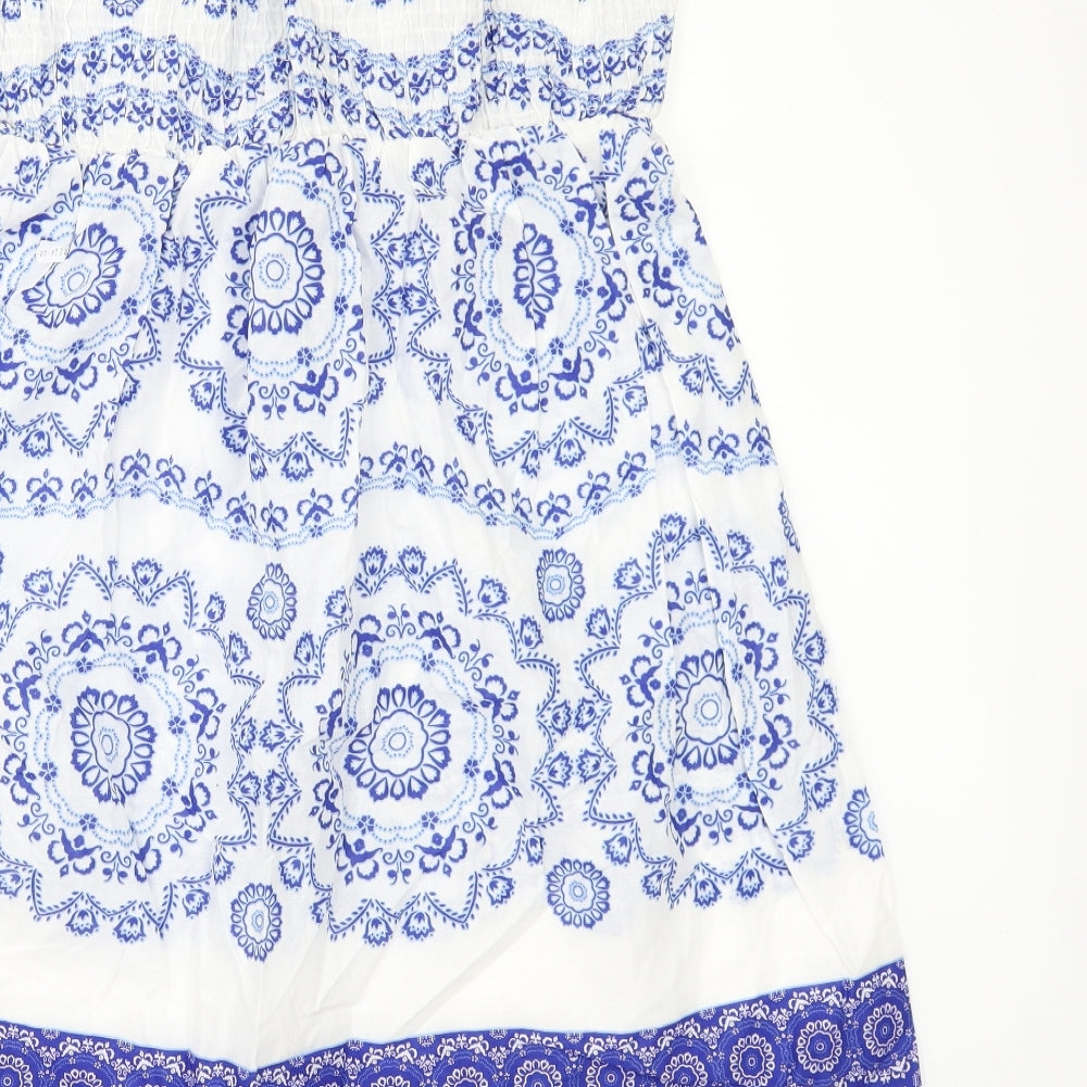 Primark Womens Blue Floral  A-Line  Size 20  - sundress