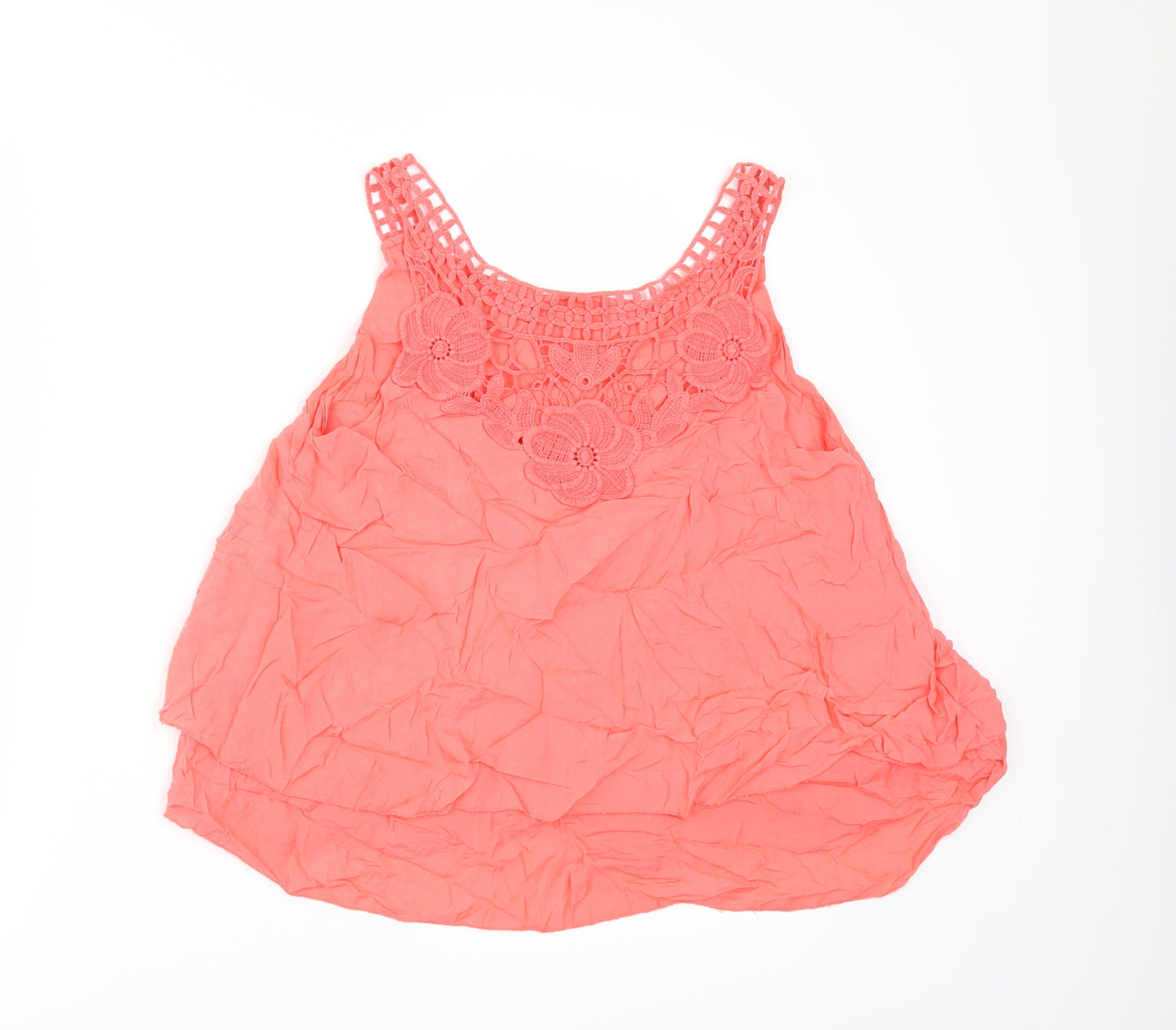 Preworn Womens Orange   Camisole Blouse Size 6