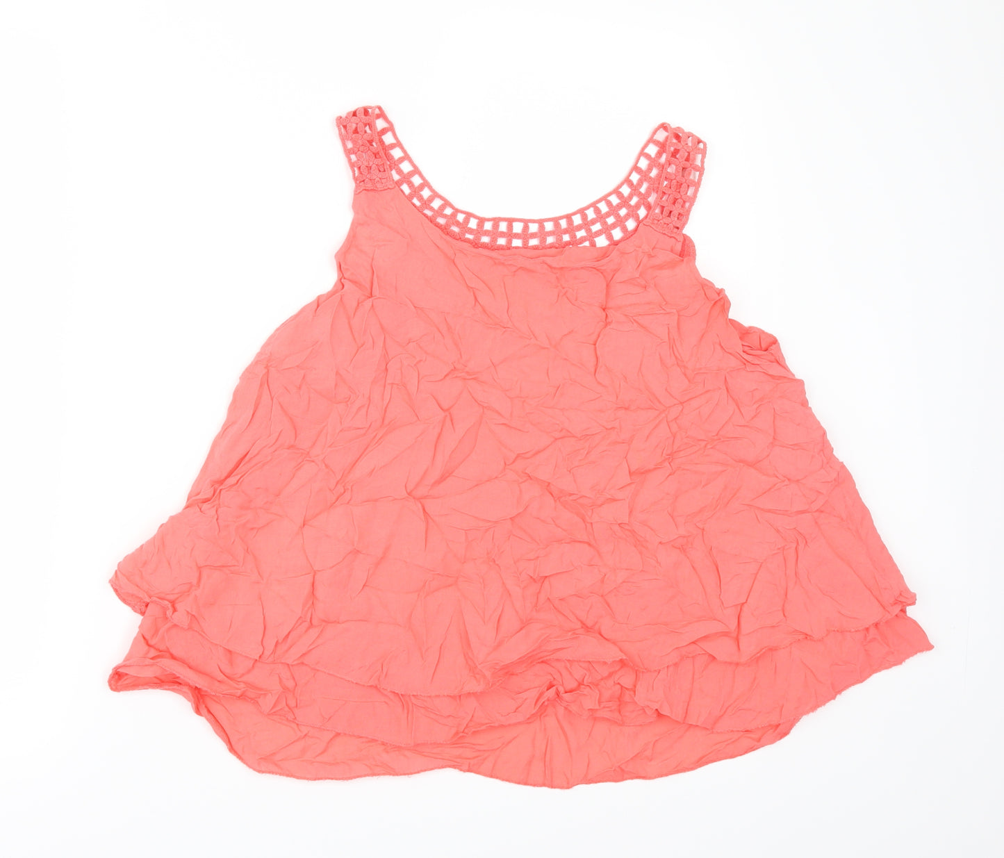 Preworn Womens Orange   Camisole Blouse Size 6