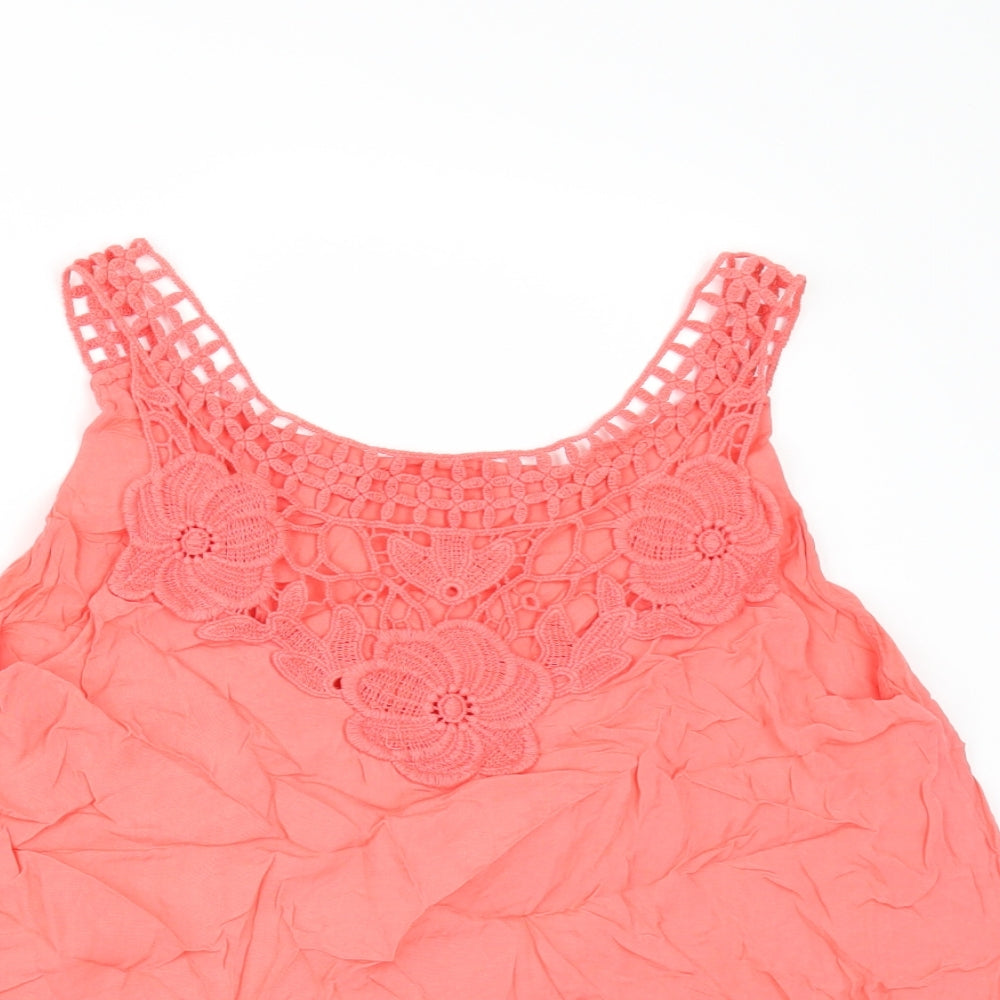 Preworn Womens Orange   Camisole Blouse Size 6