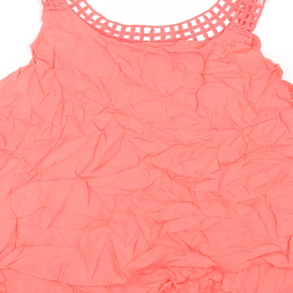 Preworn Womens Orange   Camisole Blouse Size 6