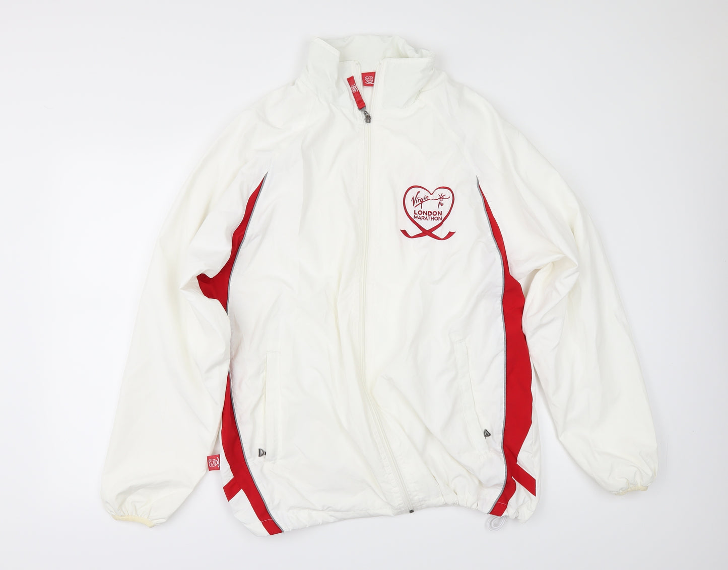London Marathon Womens White   Jacket  Size M  - London Marathon