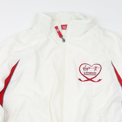 London Marathon Womens White   Jacket  Size M  - London Marathon