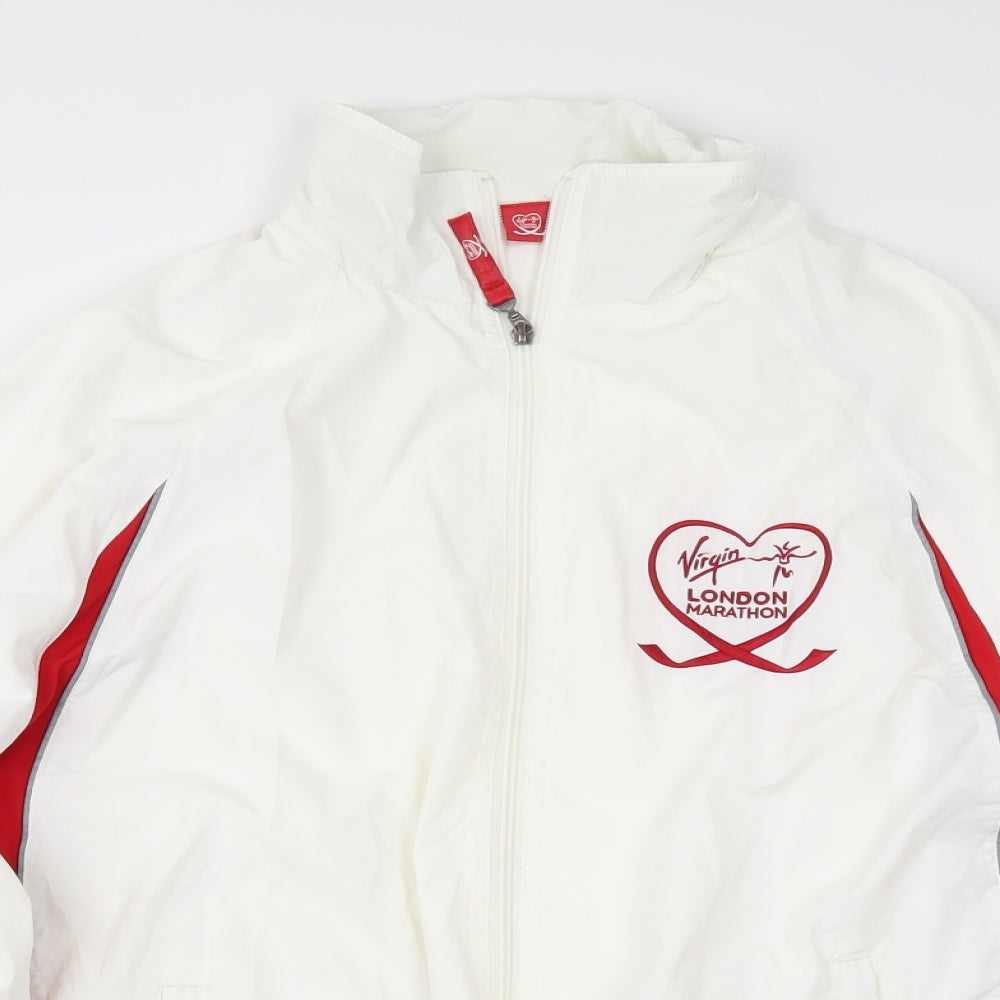 London Marathon Womens White   Jacket  Size M  - London Marathon