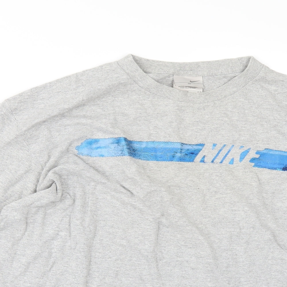 Nike Womens Grey   Pullover Sweatshirt Size M