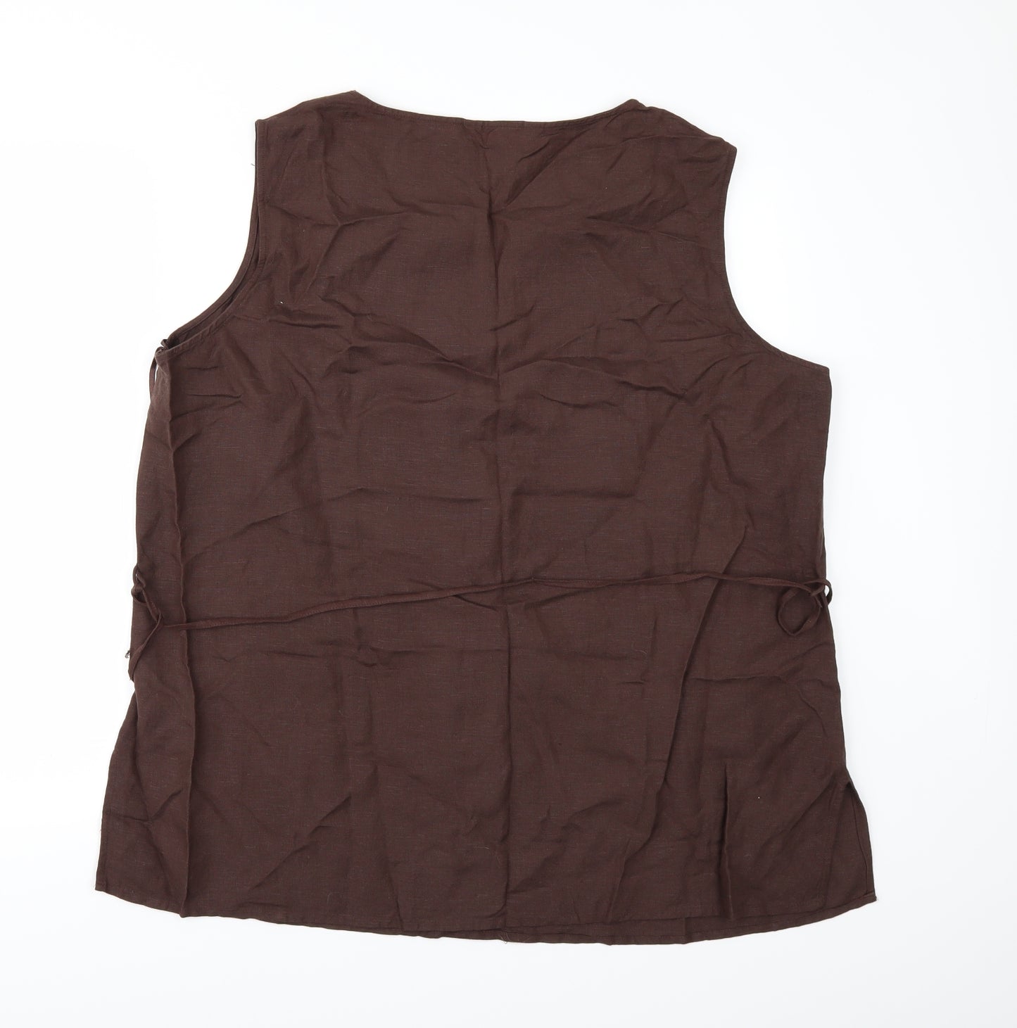 Bonmarché Womens Brown   Tunic Blouse Size 20