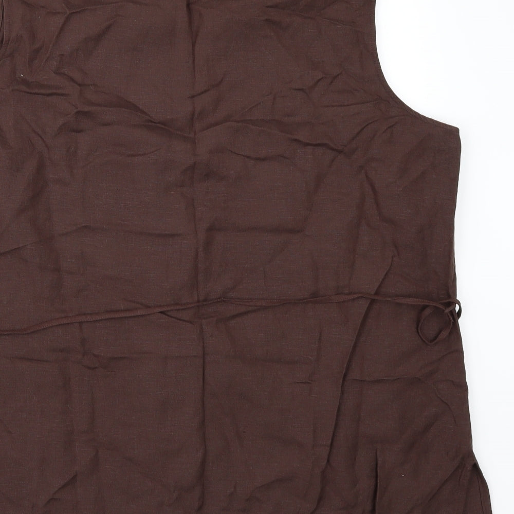Bonmarché Womens Brown   Tunic Blouse Size 20