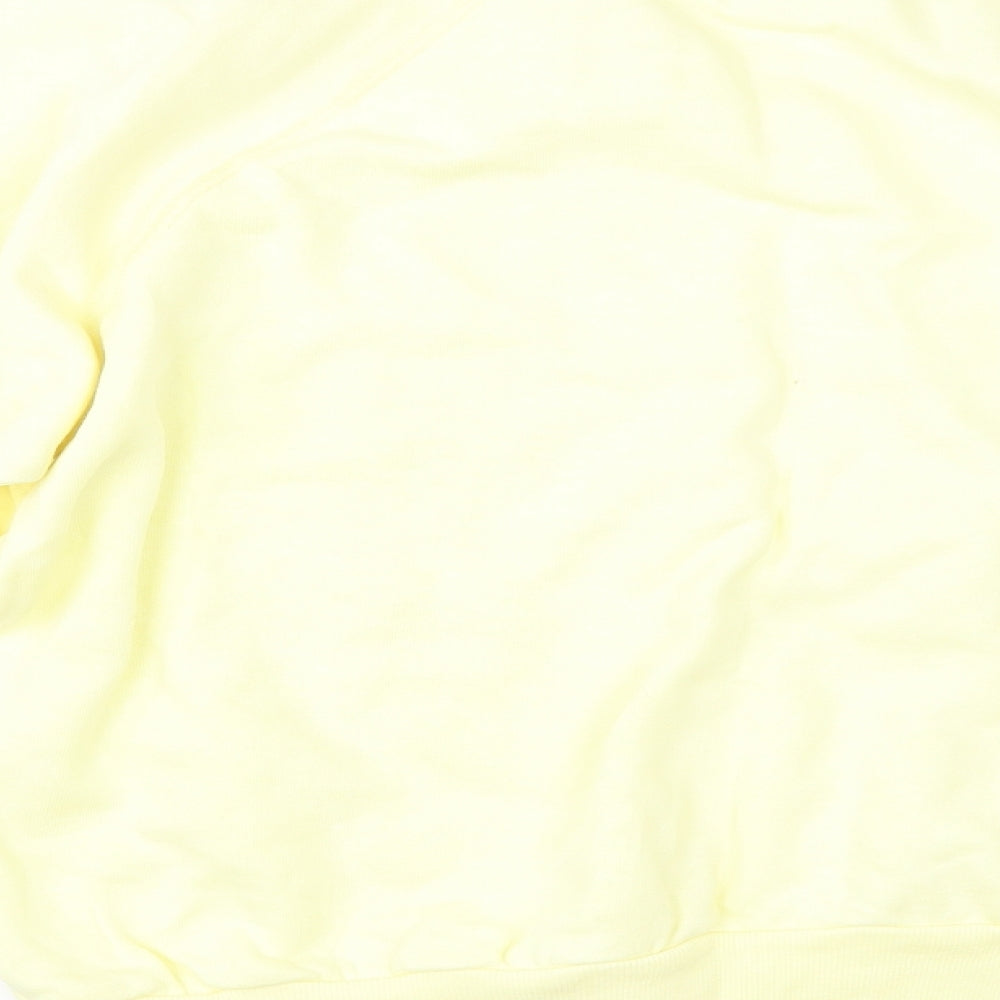 Preworn Womens Yellow   Pullover Sweatshirt Size 16