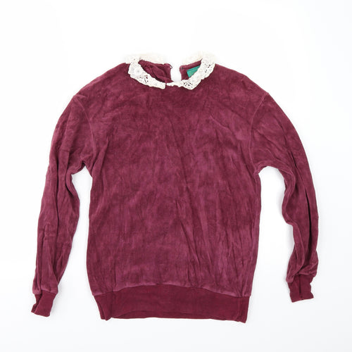 C&A Womens Red   Pullover Jumper Size 14