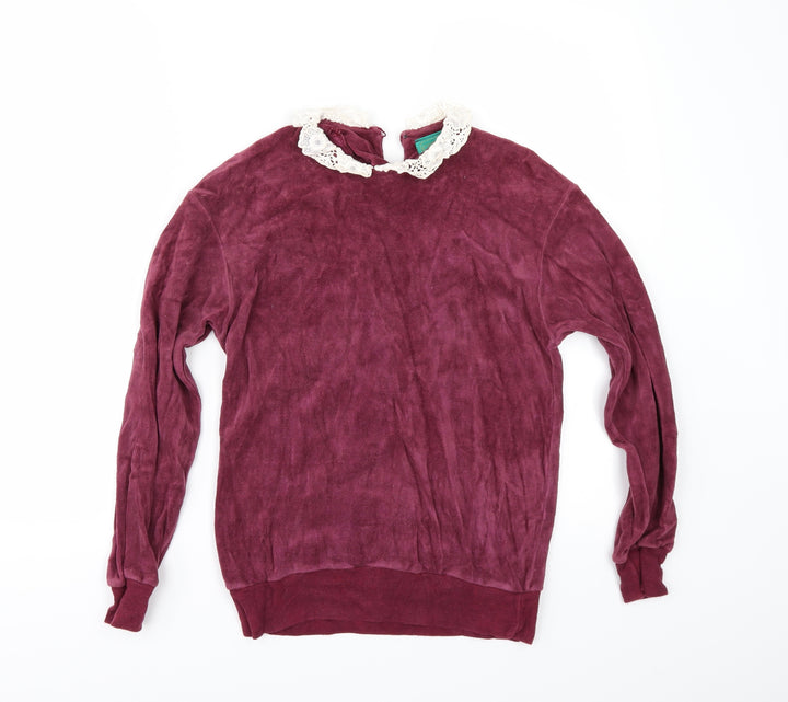 C&A Womens Red   Pullover Jumper Size 14