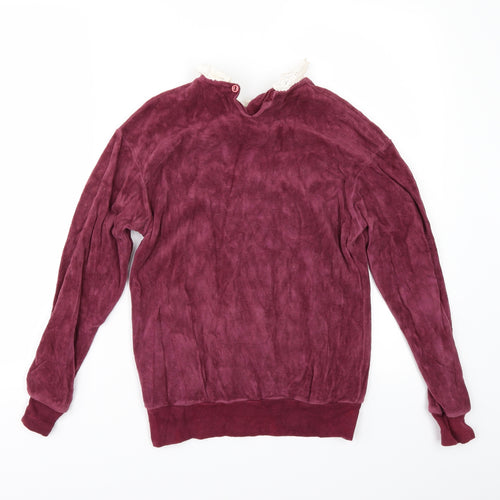 C&A Womens Red   Pullover Jumper Size 14