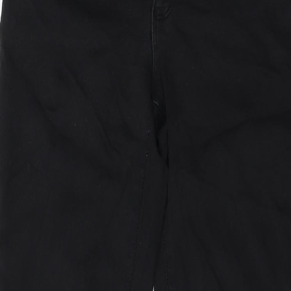 Preworn Womens Black  Denim Skinny Jeans Size 30 L27 in