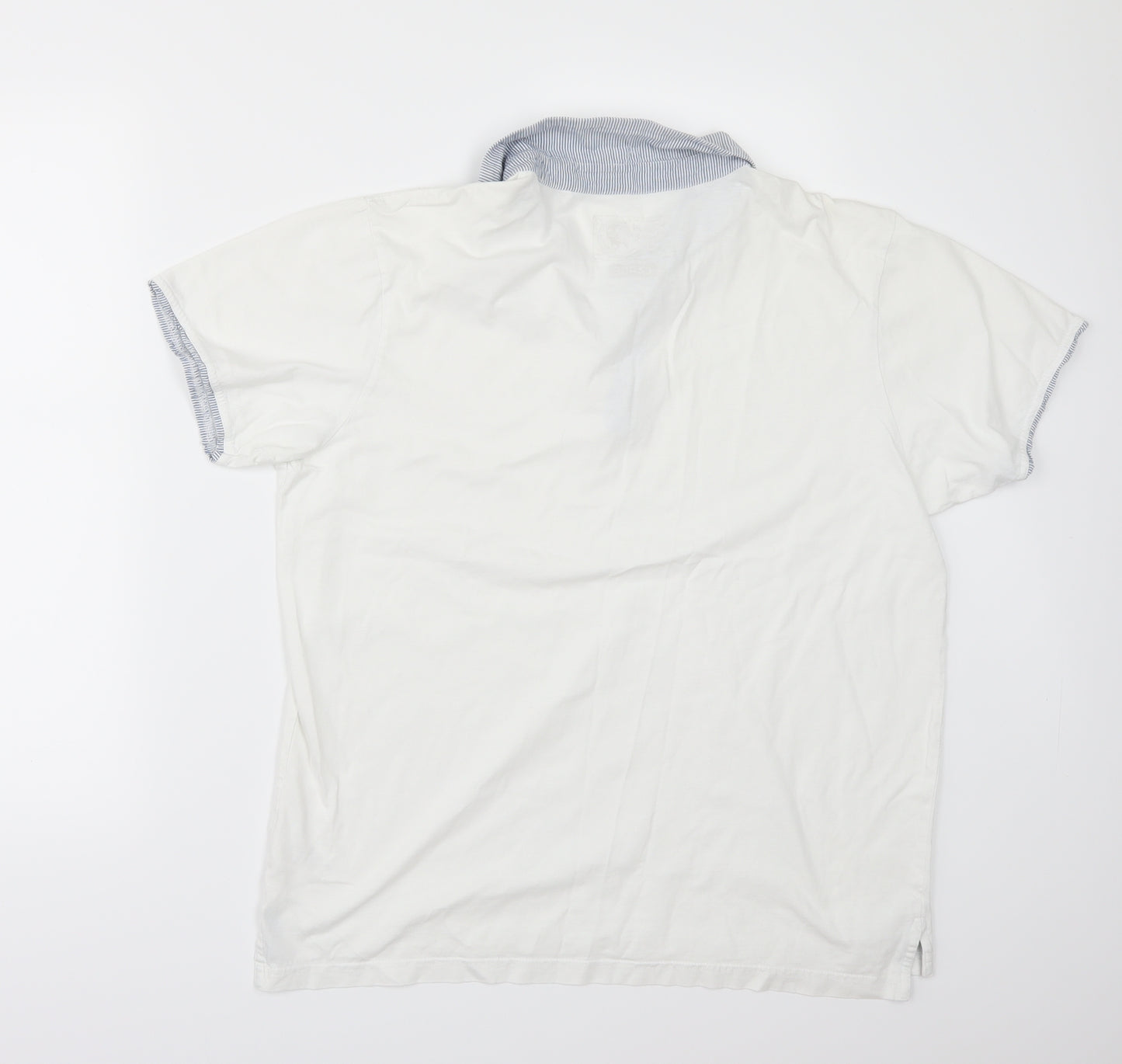 Red Herring Mens White    Polo Size L