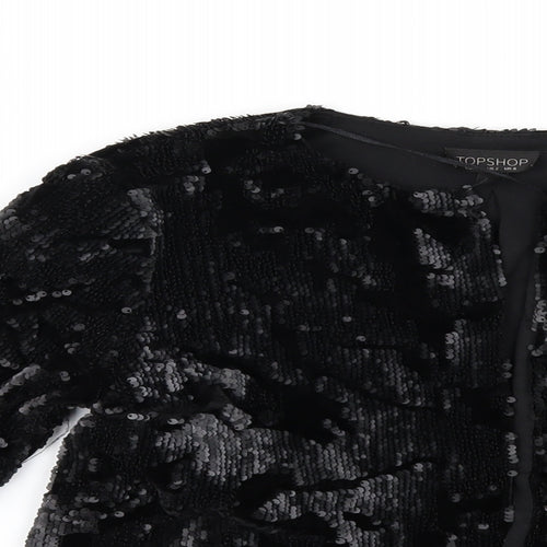 Topshop Womens Black   Jacket  Size 6