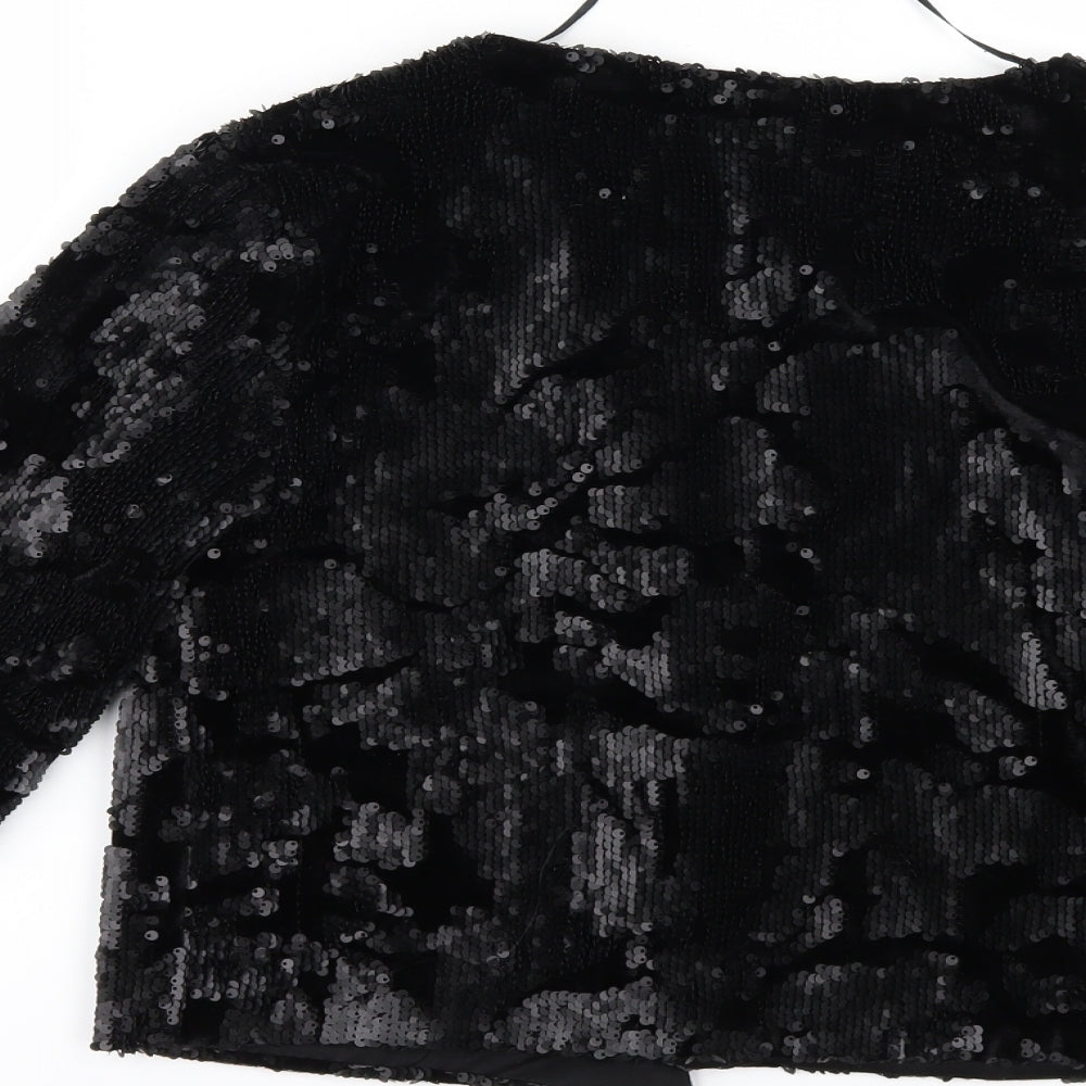 Topshop Womens Black   Jacket  Size 6