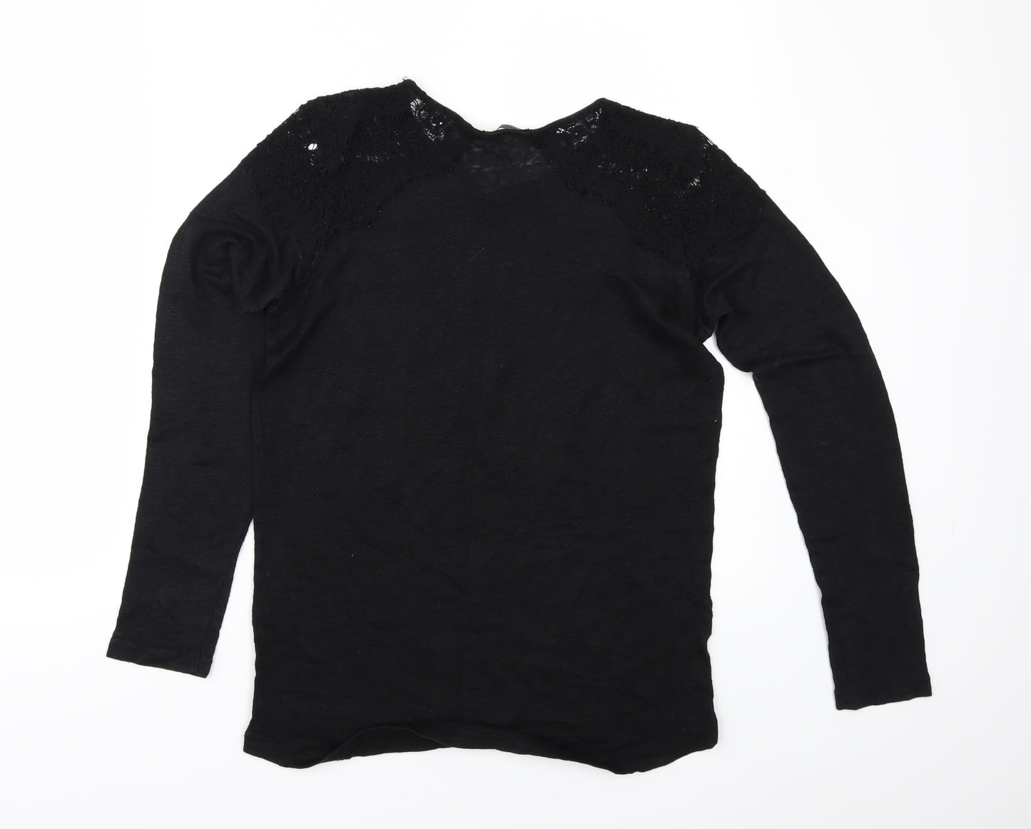 Zara Womens Black   Tunic T-Shirt Size L