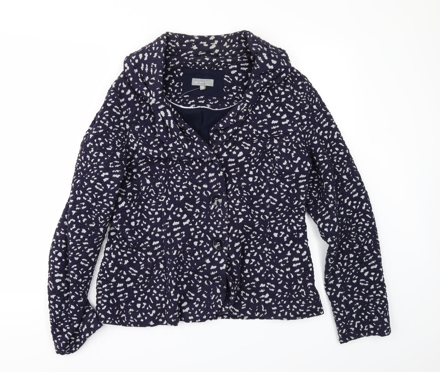 Per Una Womens Blue   Jacket  Size 14