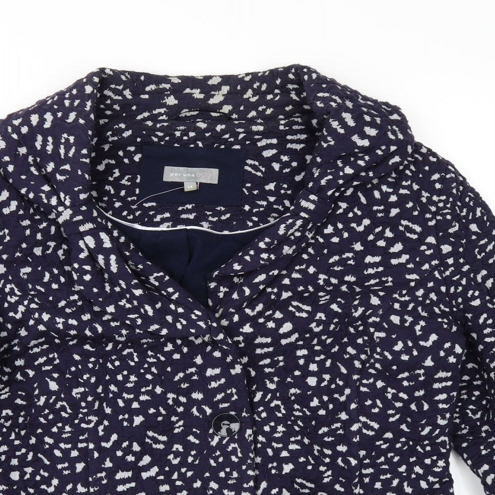 Per Una Womens Blue   Jacket  Size 14