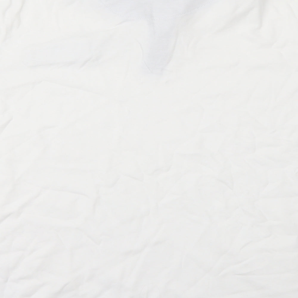 George Mens White    Polo Size L