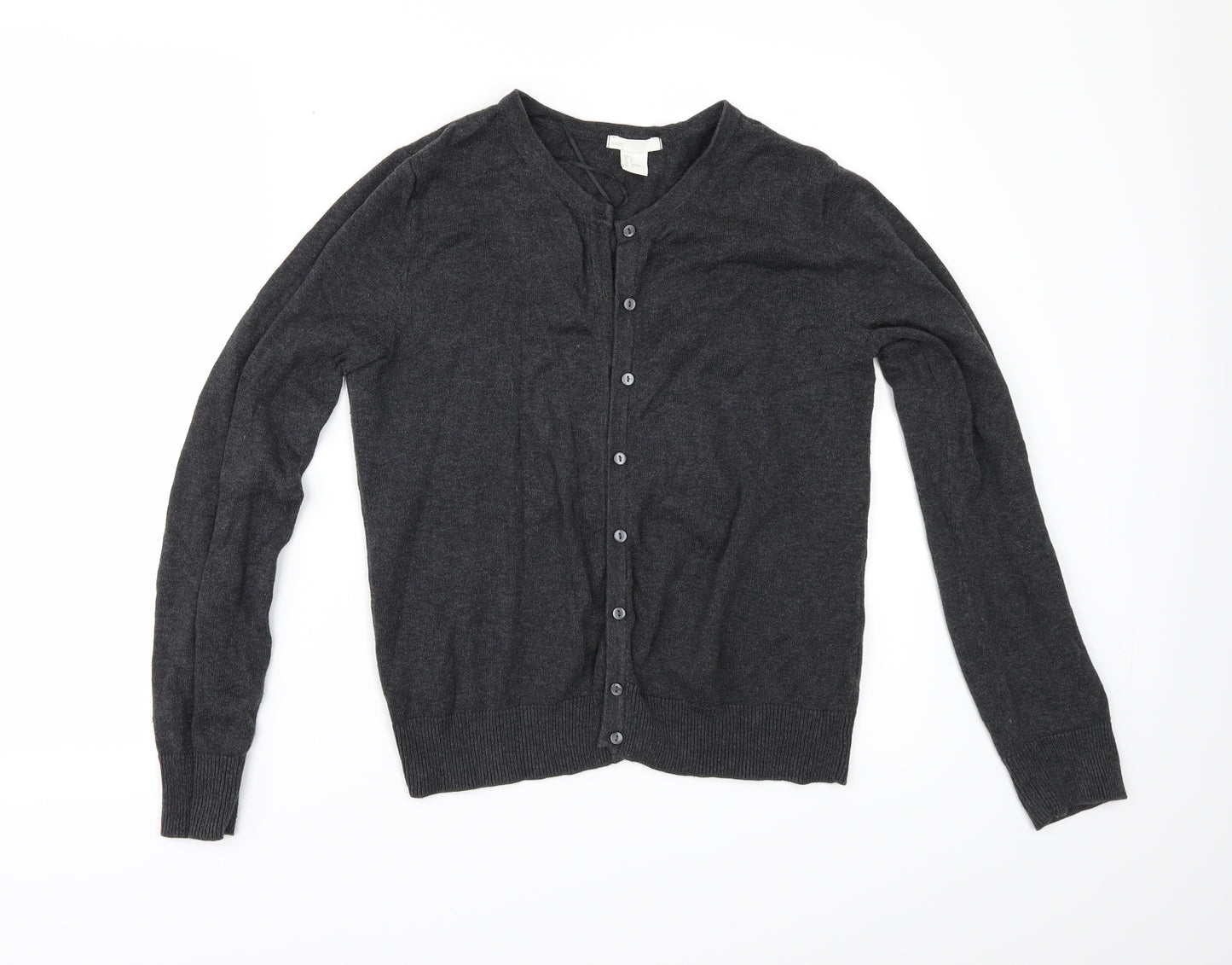 H&M Womens Grey   Cardigan Jumper Size S