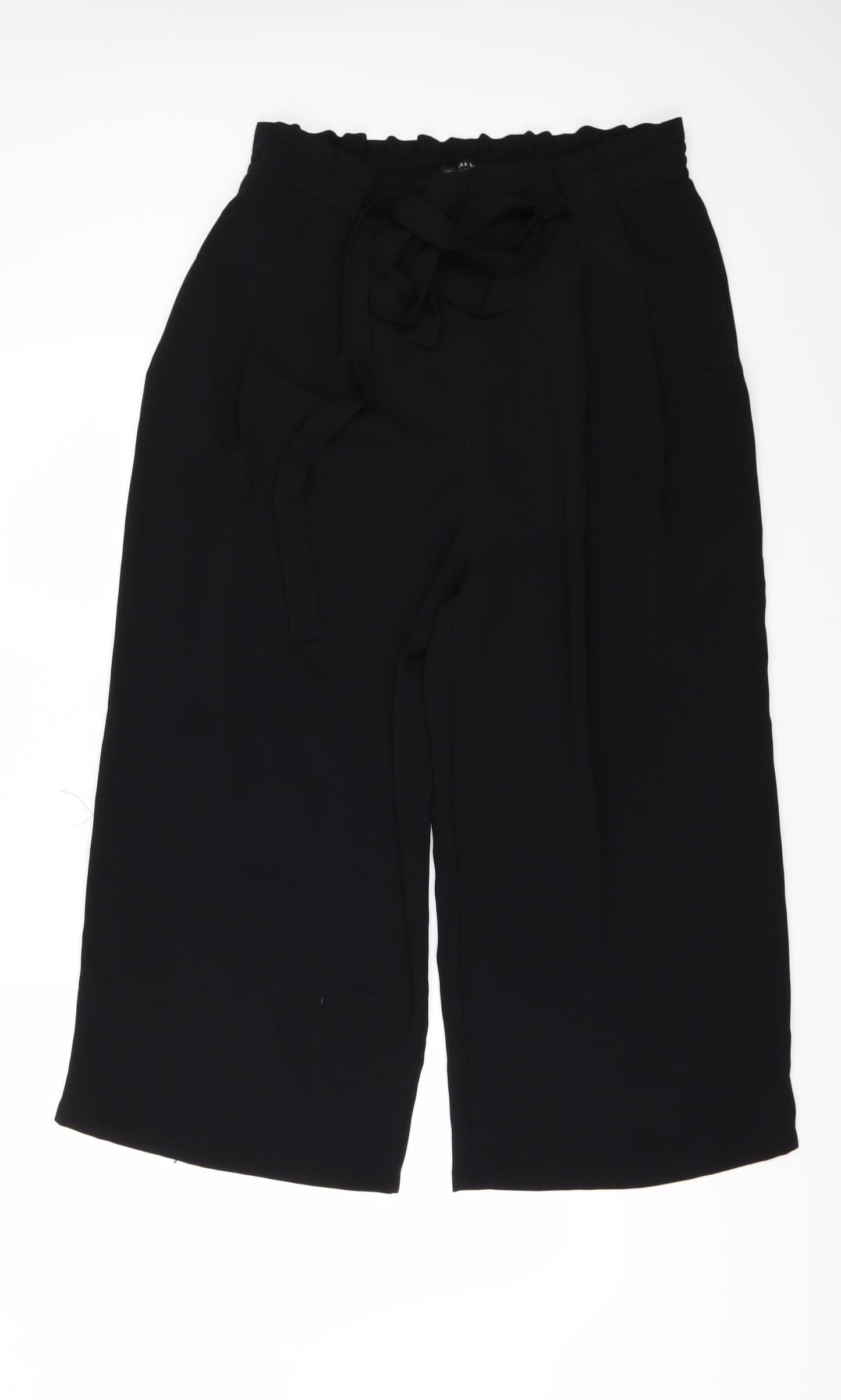 Zara Womens Black   Culotte Shorts Size L