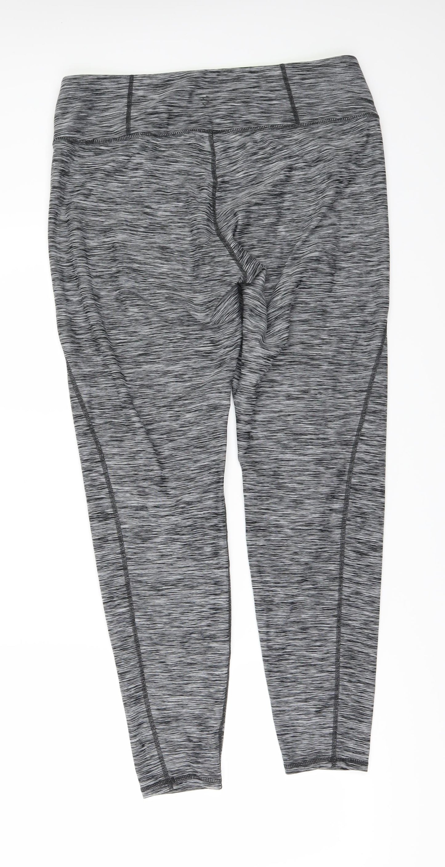 H&M Womens Grey   Compression Leggings Size L L30 in