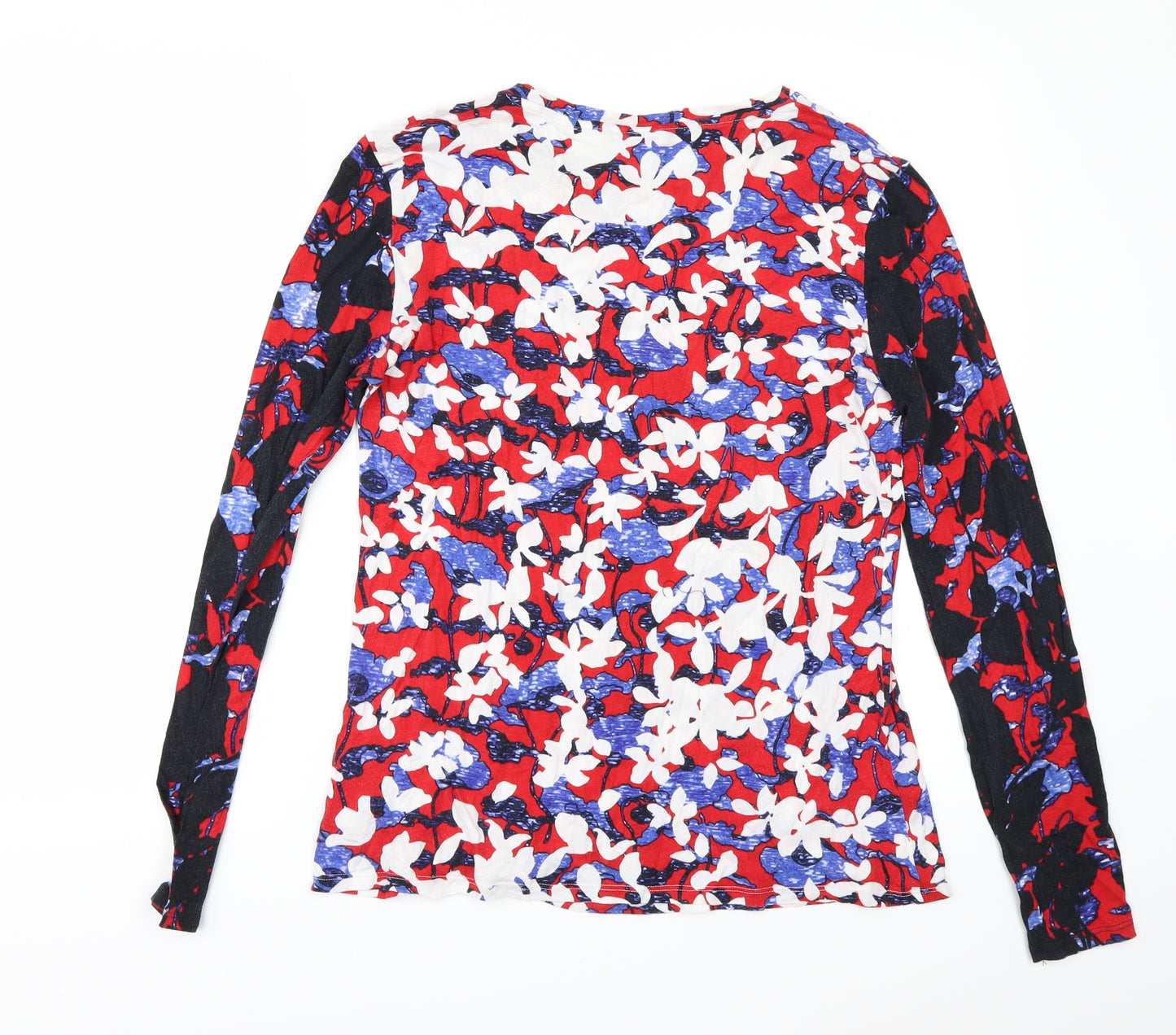 Peter Pilotto Womens Ivory Floral  Basic T-Shirt Size M