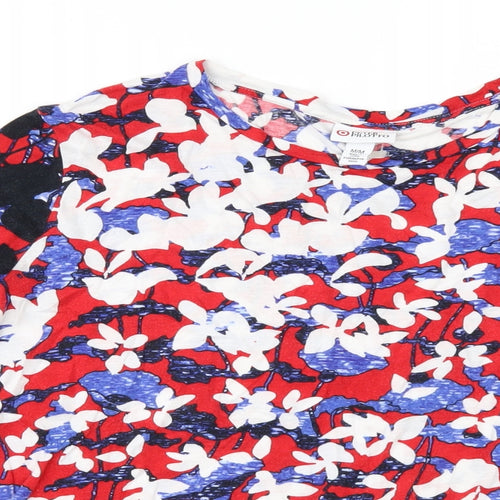 Peter Pilotto Womens Ivory Floral  Basic T-Shirt Size M