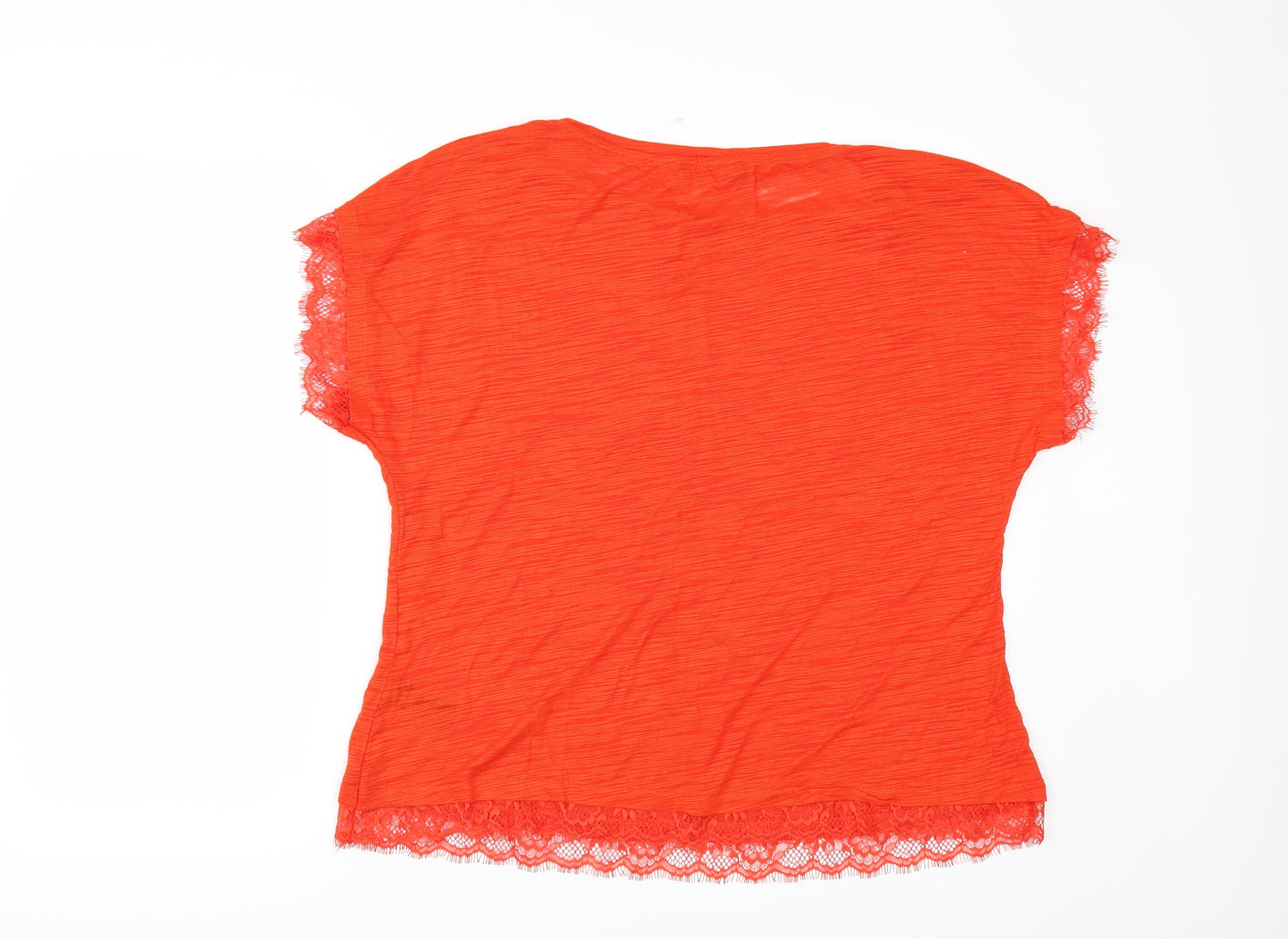 George Womens Orange   Basic Polo Size 16  - LACE