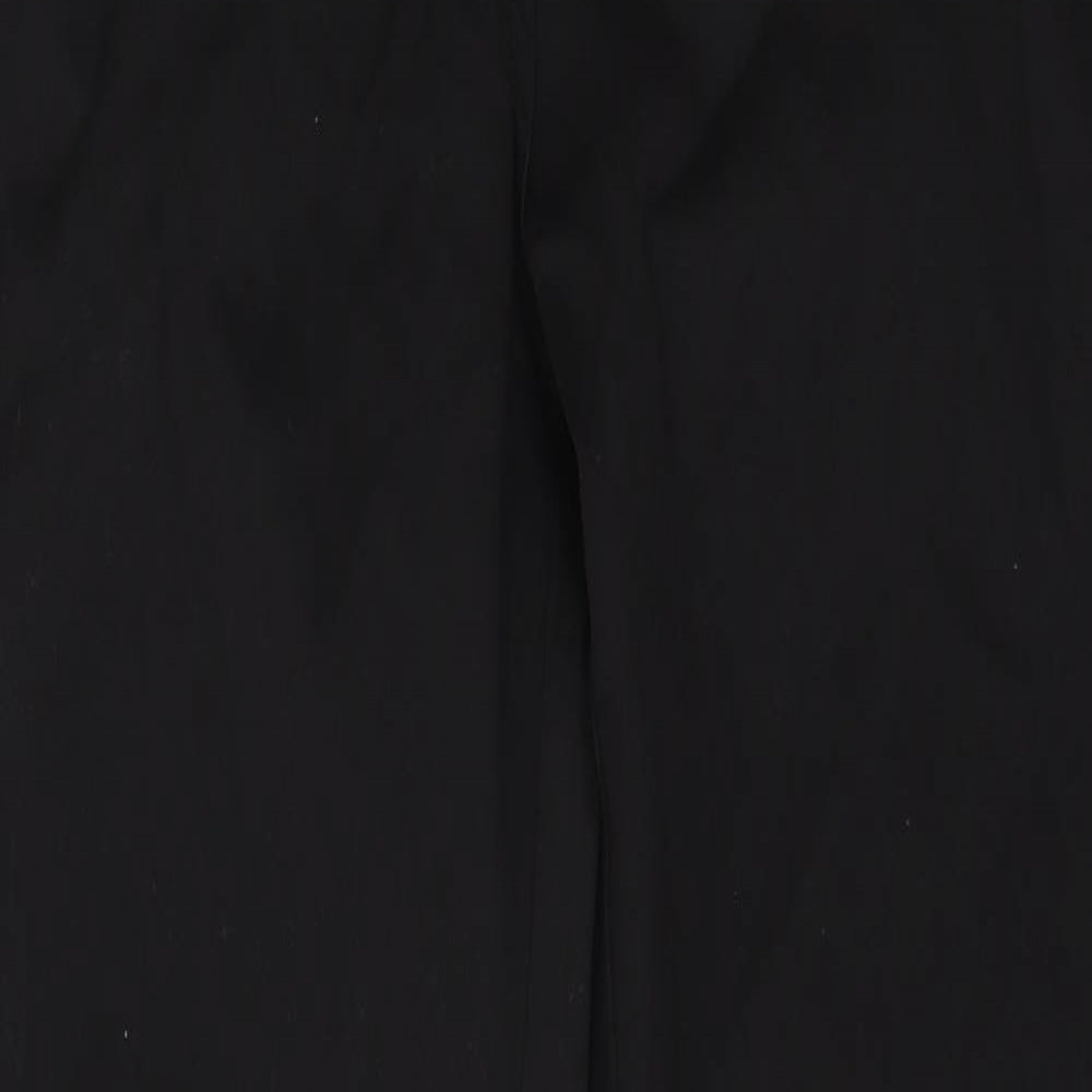 M&Co Womens Black  Denim Straight Jeans Size 14 L30 in