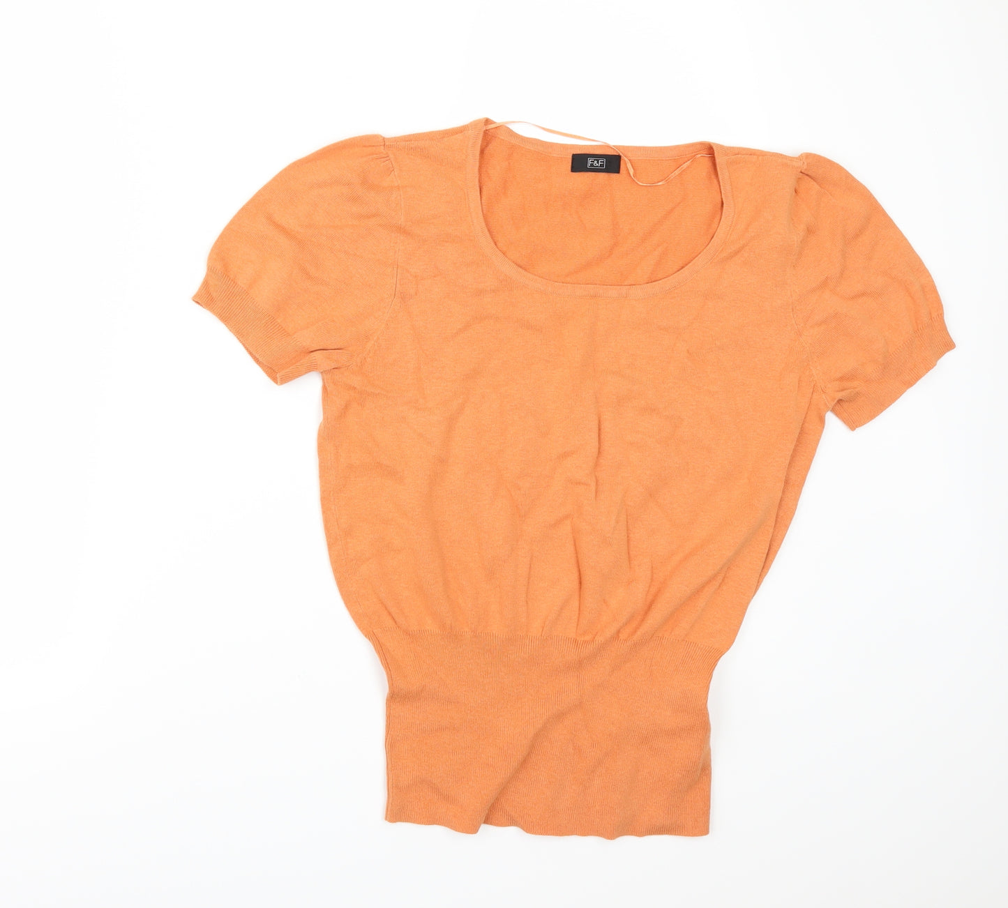 F&F Womens Orange   Pullover Jumper Size 14