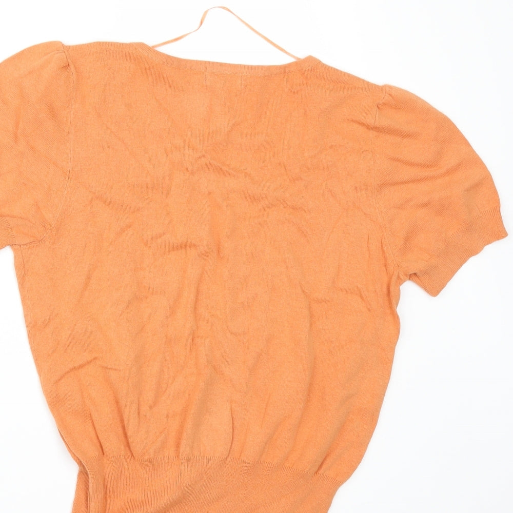 F&F Womens Orange   Pullover Jumper Size 14