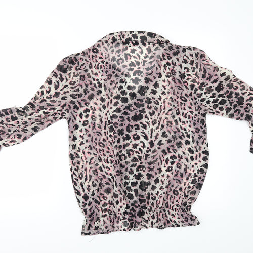 NEXT Womens Multicoloured Animal Print  Tunic Blouse Size 10