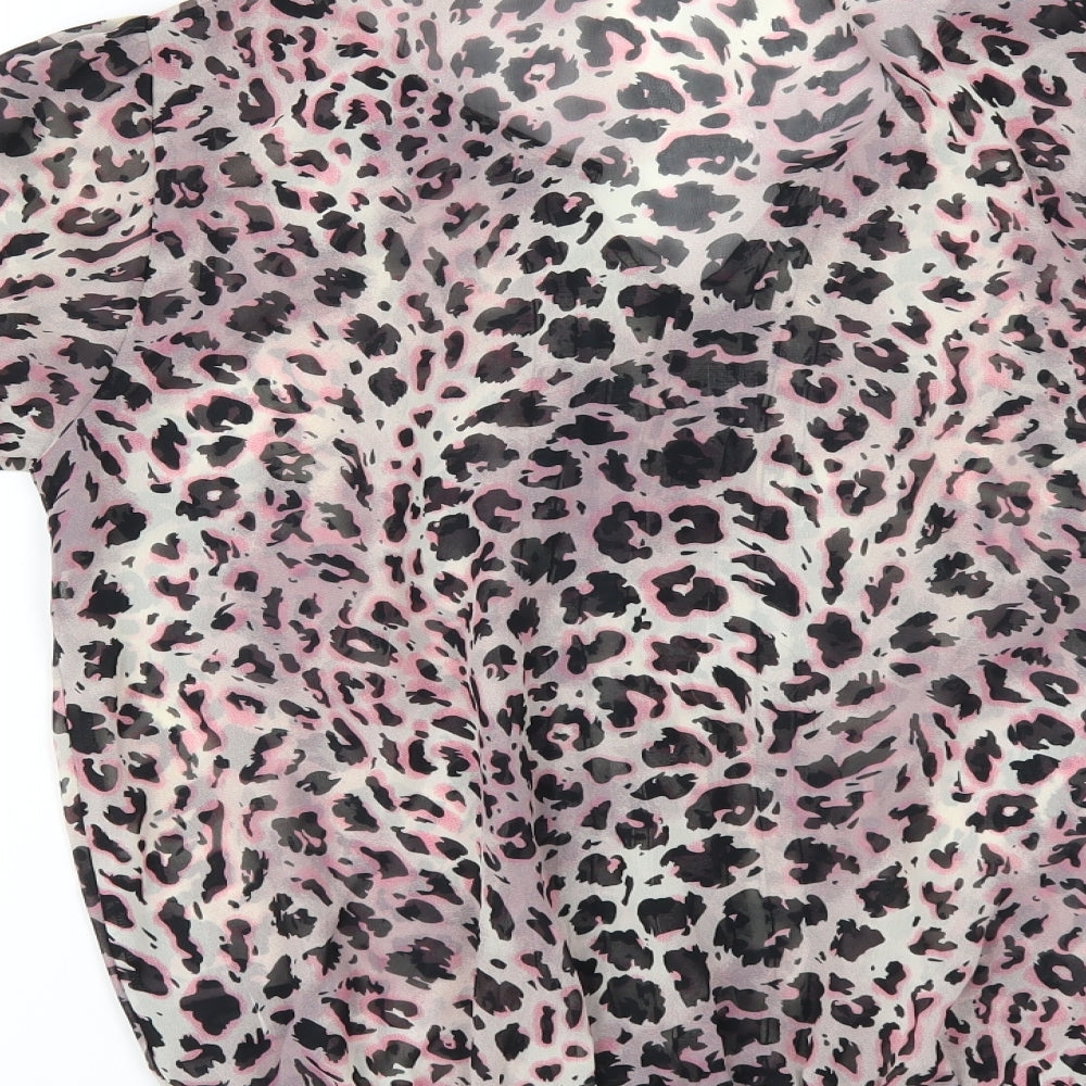 NEXT Womens Multicoloured Animal Print  Tunic Blouse Size 10