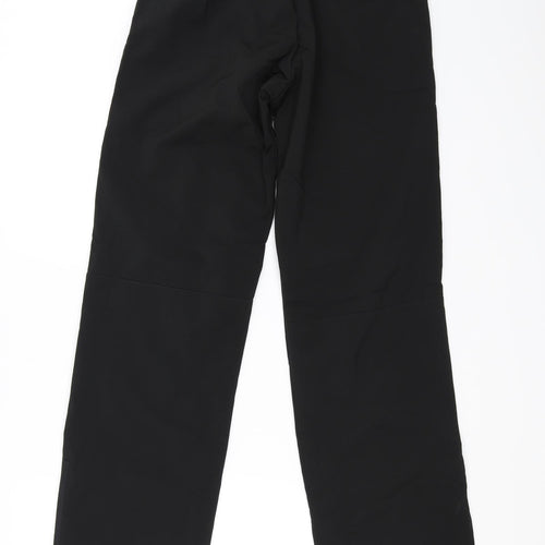 Regatta Womens Black   Rain Trousers Trousers Size 10 L31 in