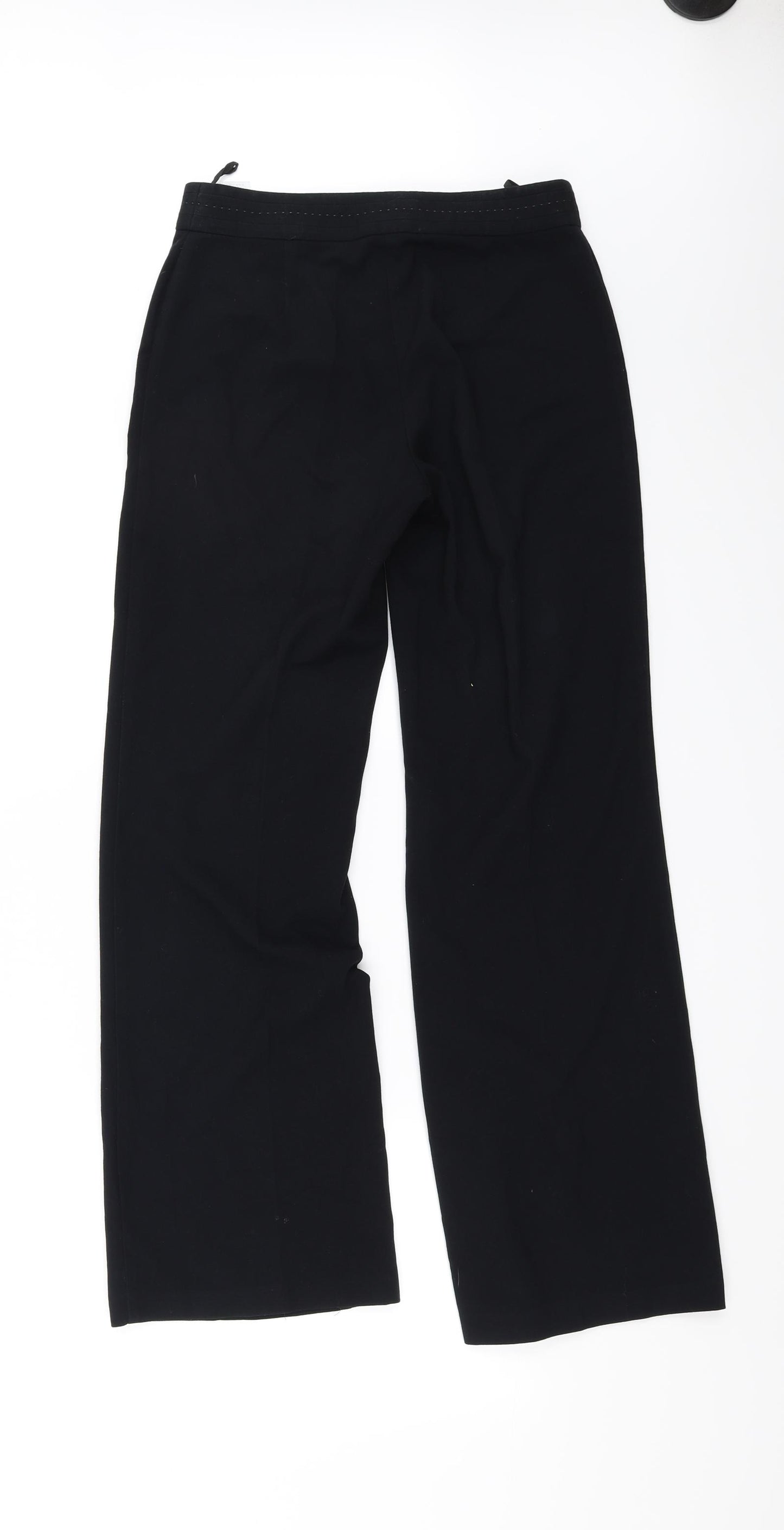 Marks and Spencer Womens Black   Trousers  Size 8 L29 in