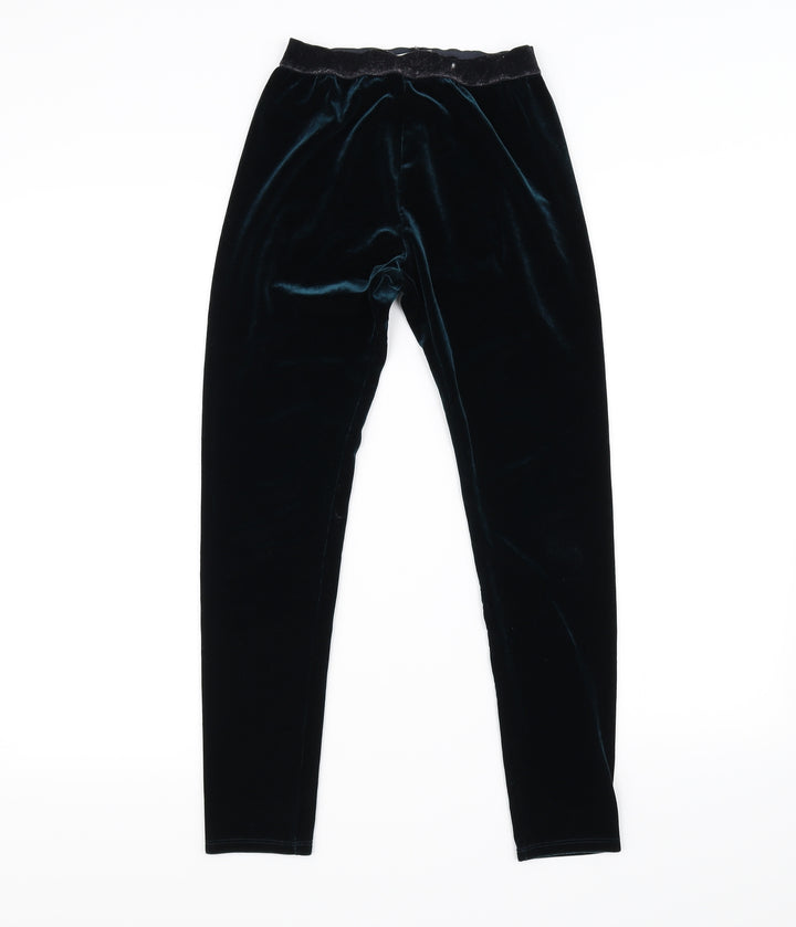 NEXT Girls Green Jegging Trousers Size 12 Years