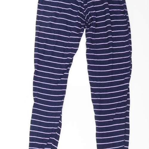 George Womens Blue Striped  Jegging Leggings  L27 in