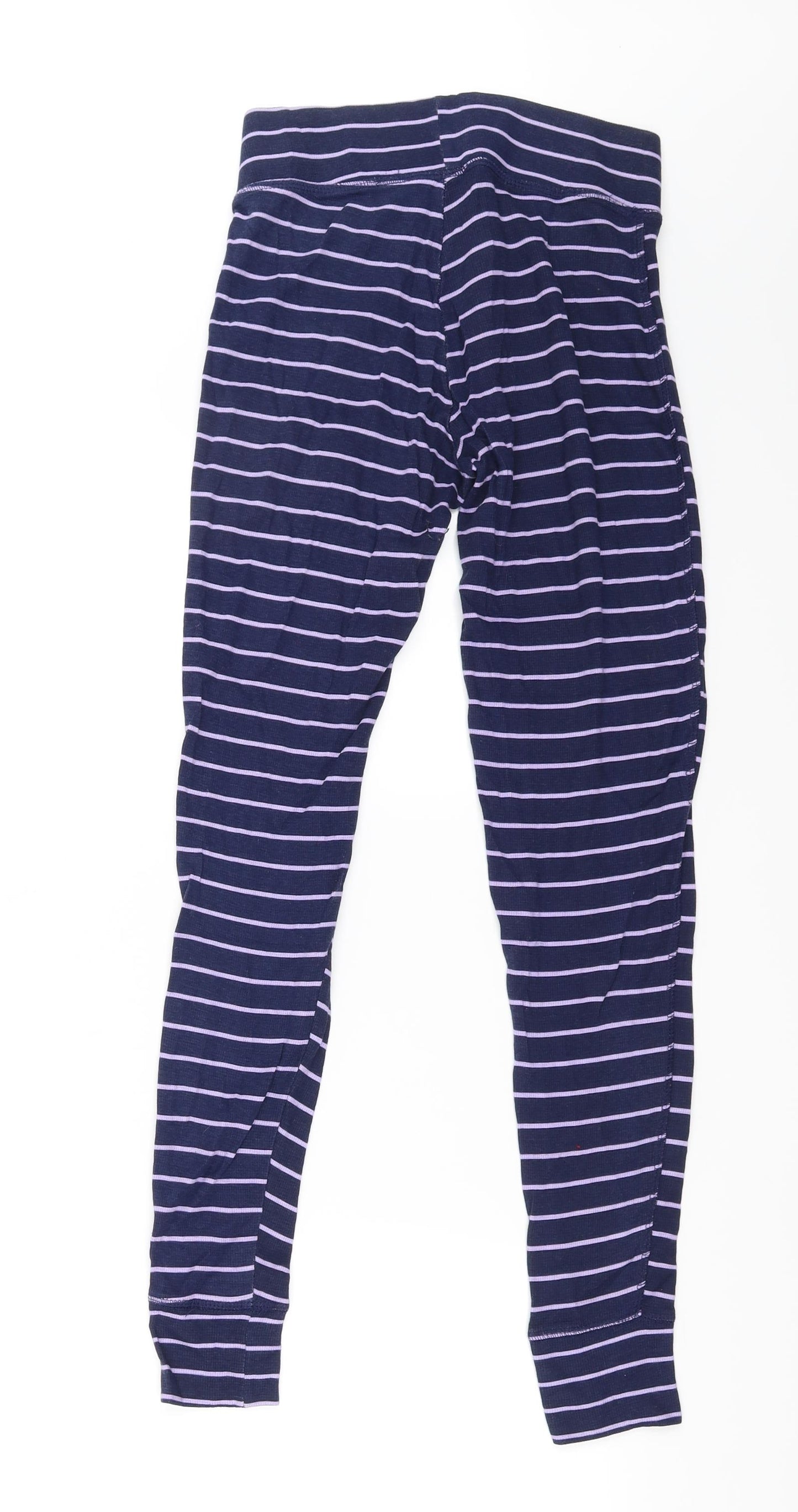 George Womens Blue Striped  Jegging Leggings  L27 in