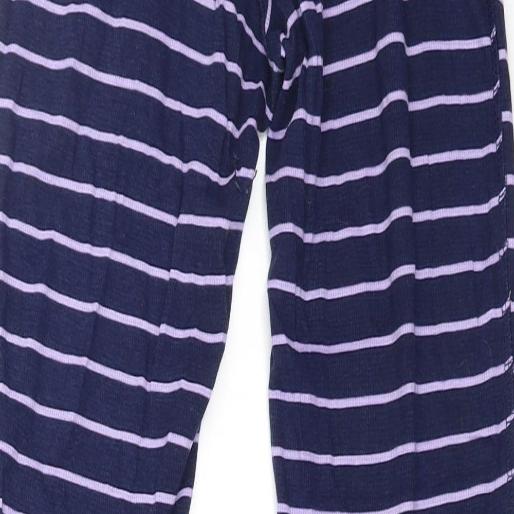 George Womens Blue Striped  Jegging Leggings  L27 in