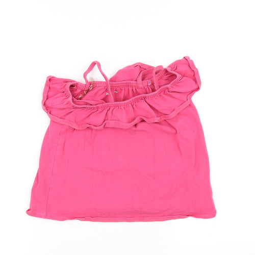 John Lewis Girls Pink   Basic T-Shirt Size 8 Years