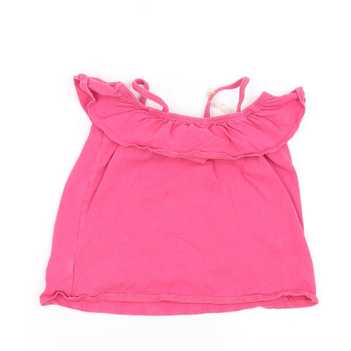 John Lewis Girls Pink   Basic T-Shirt Size 8 Years