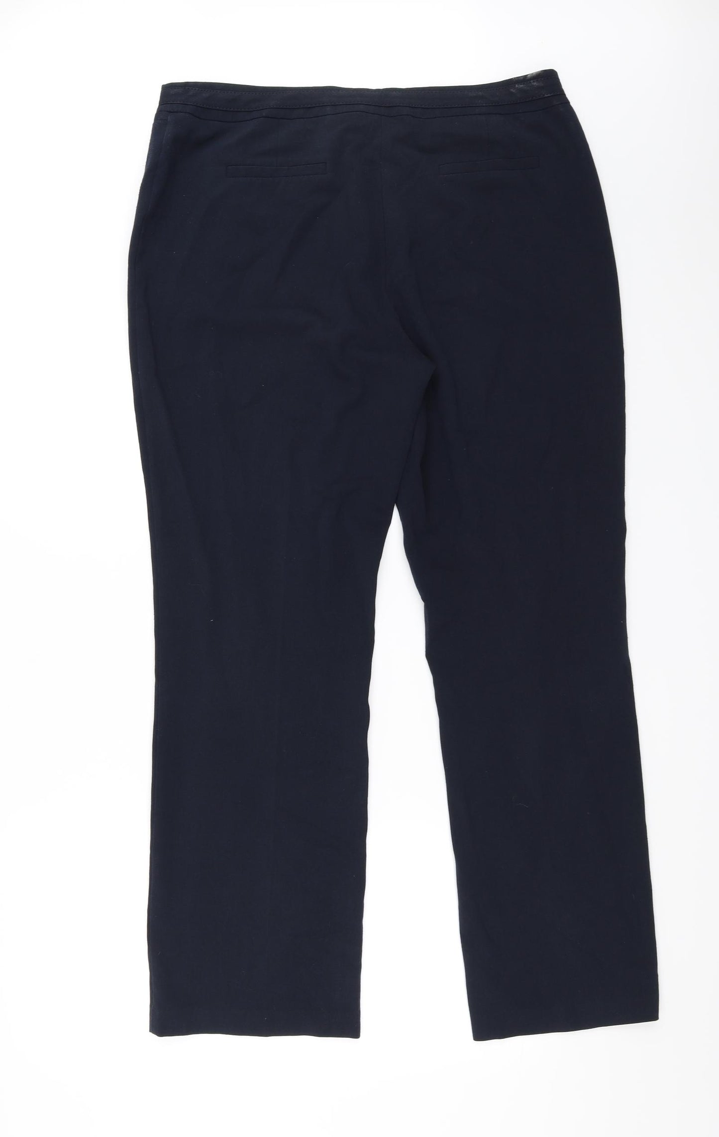 M&Co Womens Black   Trousers  Size 16 L27 in