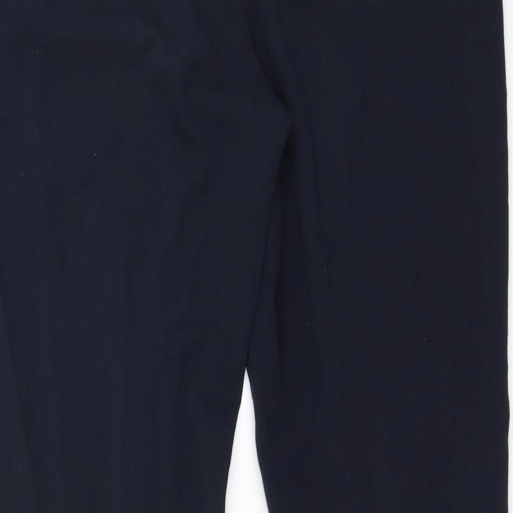 M&Co Womens Black   Trousers  Size 16 L27 in