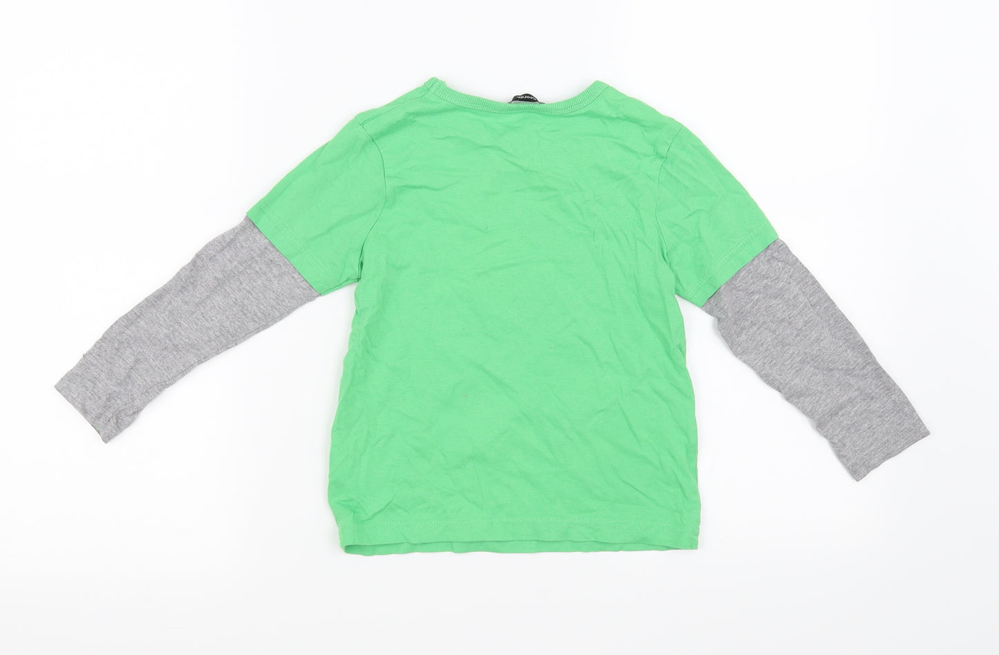 George Boys Green   Basic T-Shirt Size 4-5 Years