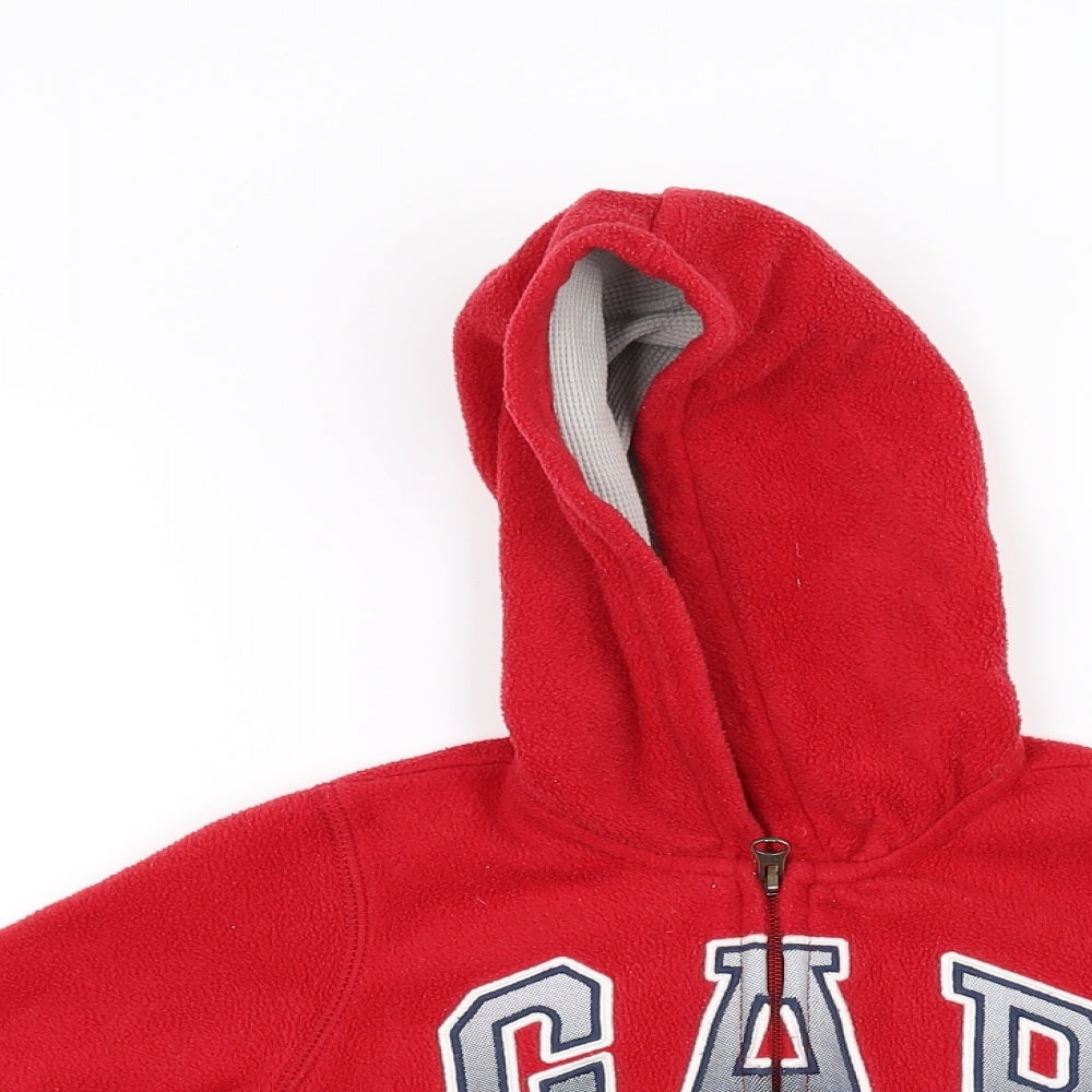 Gap Boys Red   Full Zip Jumper Size 3 Years