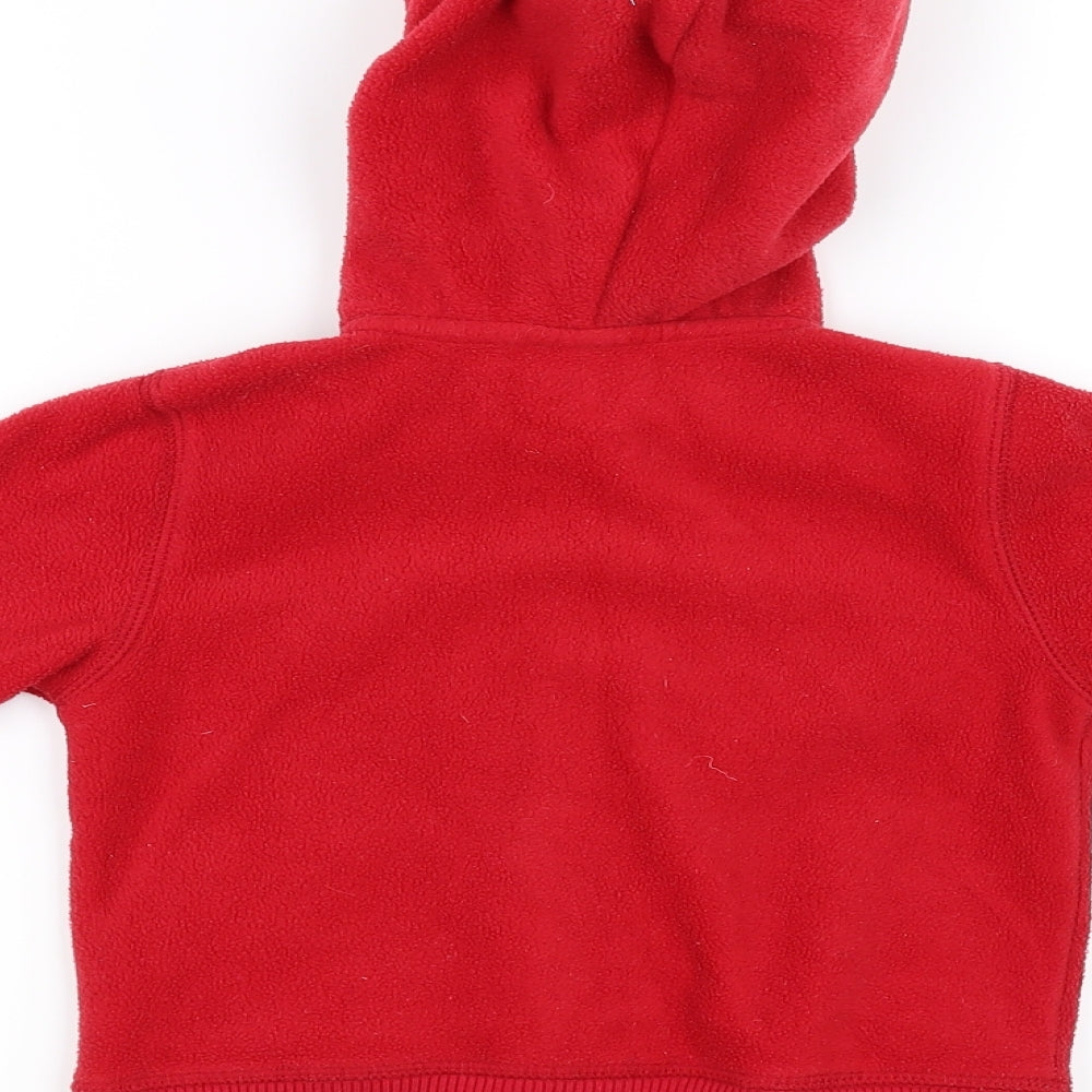 Gap Boys Red   Full Zip Jumper Size 3 Years