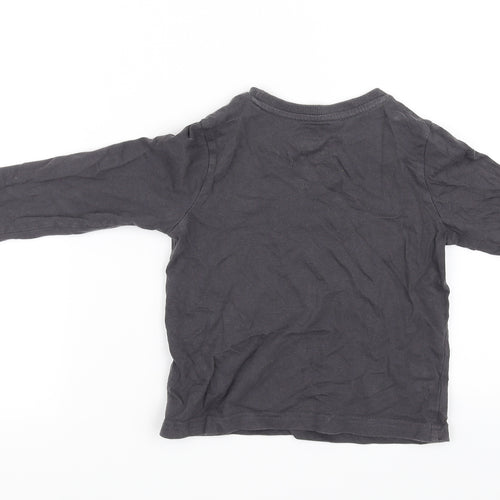 F&F Boys Grey   Basic T-Shirt Size 3-4 Years